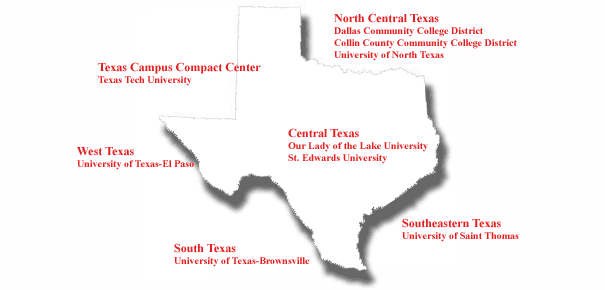 Texas Campus Compact Regions